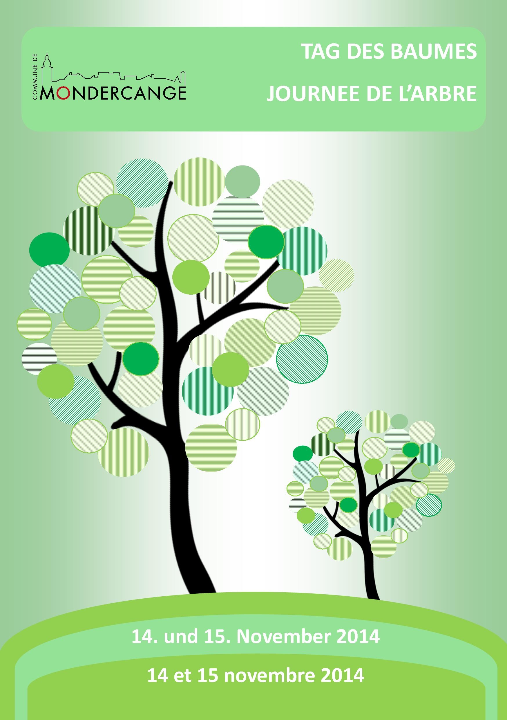 Flyer journée de l'arbre mondercange 2014 recto
